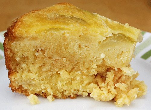 Gluten Free Apple Cake with tasty apple topping.